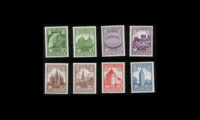 Tanska 341-8 ** Kuningaskunta 1000v (1953)