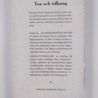 Erik Tawaststjerna : Ton och tolkning : Sibelius-studier - pikkukuva 2