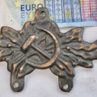 VANHA CCCP Plaketti Sirppi + Vasara KOMEA - pikkukuva 1