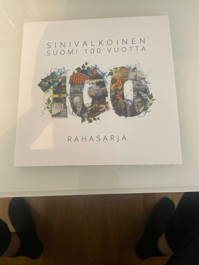Bu rahasarja 2017 sinivalkoinen Suomi 100 vuotta