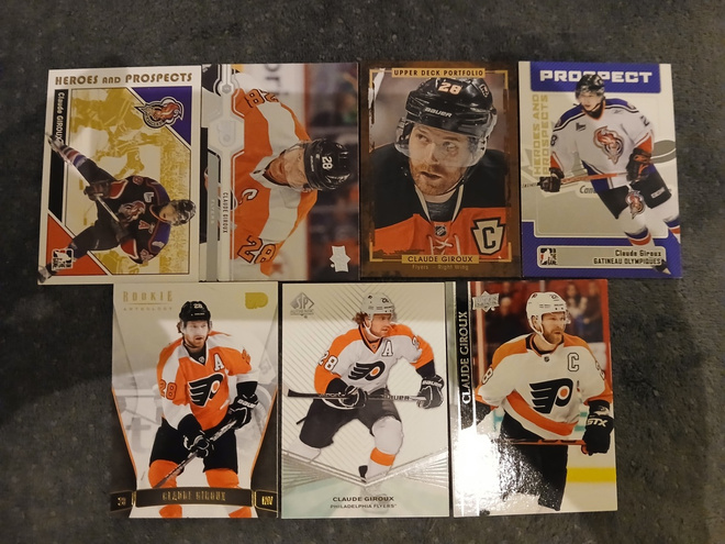 Claude Giroux x 7kpl / Philadelphia Flyers+AHL