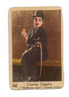 Purkkakuva n:o 66 CHARLES CHAPLIN
