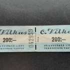 O. Vilkas Linja-auto lippu, 2 kpl 60-luku - pikkukuva 1