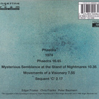 TANGERINE DREAM:PHAEDRA CD - pikkukuva 2