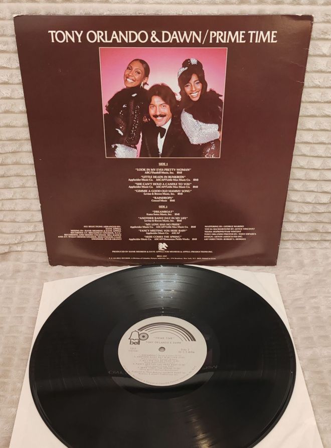 Tony Orlando & Dawn Prime Time lp