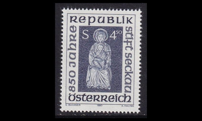 Itävalta 1988 ** Seckaun benediktiiniläisluostari 50v (199