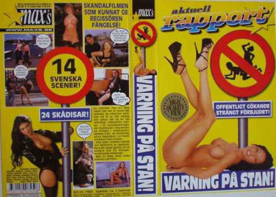 Max's ** Varning på Stan ** VHS