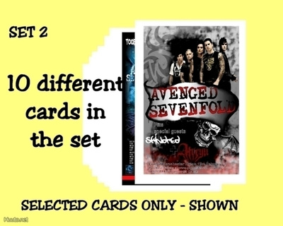 AVENGED SEVENFOLD -- postikorttisetti   (Upea !!) #2
