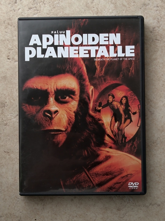 Paluu apinoiden planeetalle (1969), DVD.