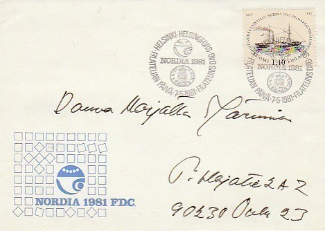 ERIKOISLEIMA , Nordia 1981, Helsinki 7.5.1981