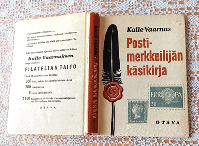 Postimerkkeilijän käsikirja 224 sivua v. 1960 Kalle Vaarnas