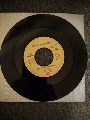 Bruce Dickinson All the young dudes 7"