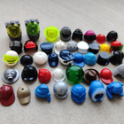 Lego figuurin päähineitä 41 kpl - pikkukuva 1
