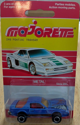 Pontiac Firebird TransAm 5.7 V8 Coupe 3D Majorette 248 1:62