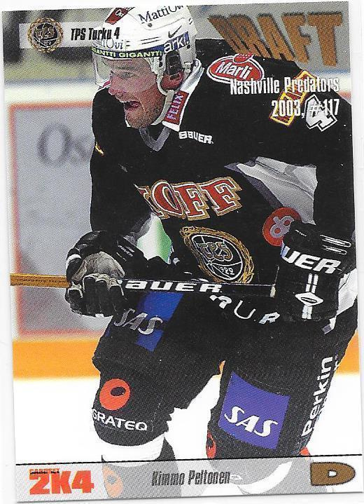 2003-04 CardSet #157 Kimmo Peltonen TPS
