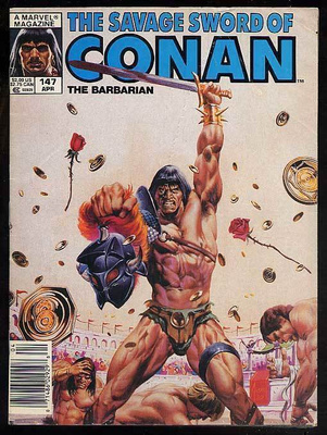 The Savage Sword of Conan the Barbarian No. 147 April 1988