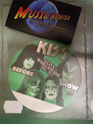 KISS - ALIVE/WORLDWIDE ´96-97 BEFORE SHOW, BACKSTAGE PASSI