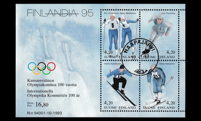 1231-4BL11 o Finlandia 95 Olympiak. Haapajärvi (1994)