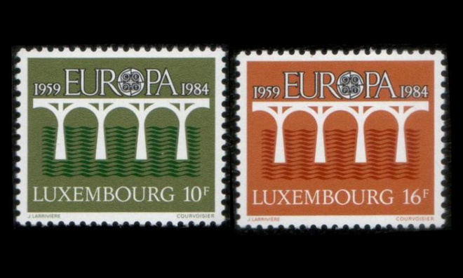 Luxemburg 1098-9 ** Europa (1984)