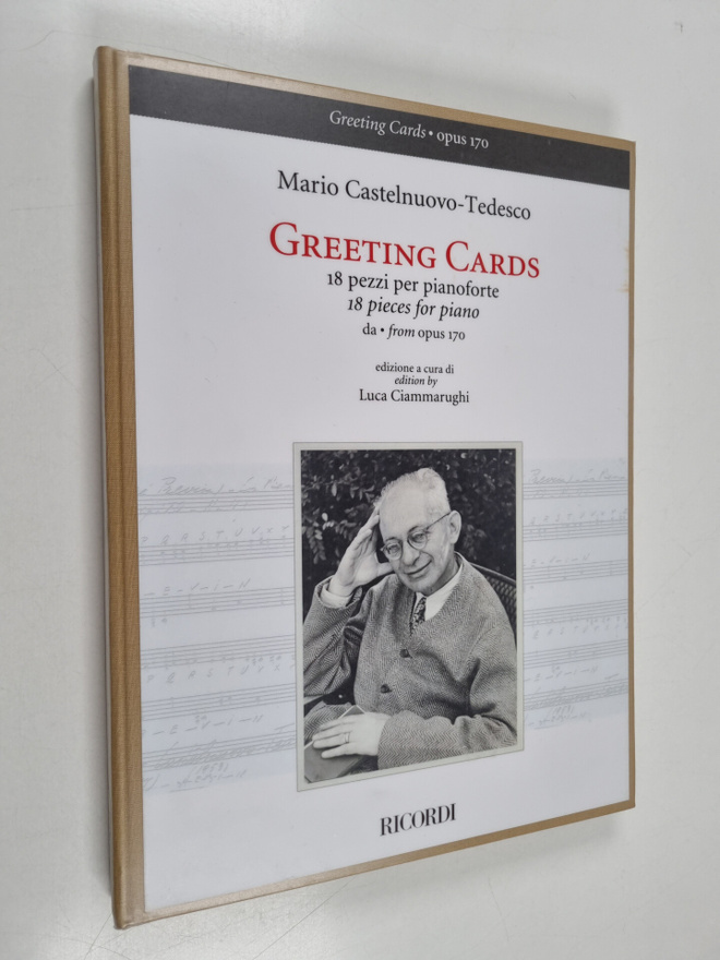 Greeting cards : 18 pezzi per pianoforte da opus 170 = 18...