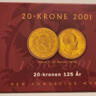 Juhlaraha Norja 20 Kruunua 2001 - pikkukuva 3