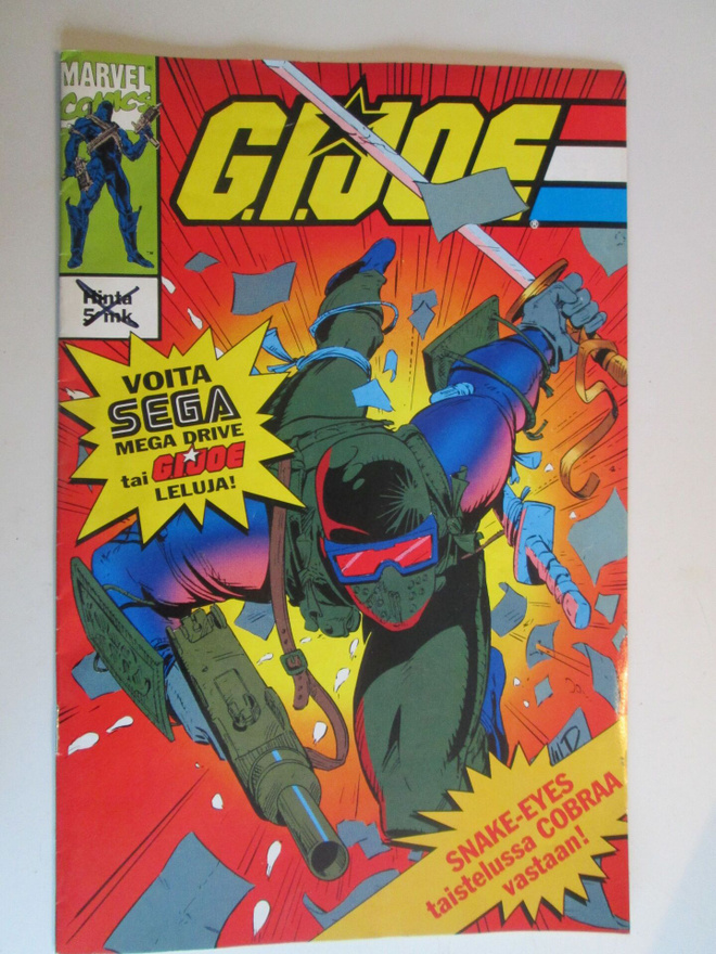 G.I.JOE MARVEL 1993 SARJAKUVALEHTI BY HASBRO