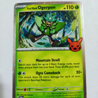 Teal Mask Ogerpon - 2023 Trick or Trade Pokemon Promo Holo - pikkukuva 1