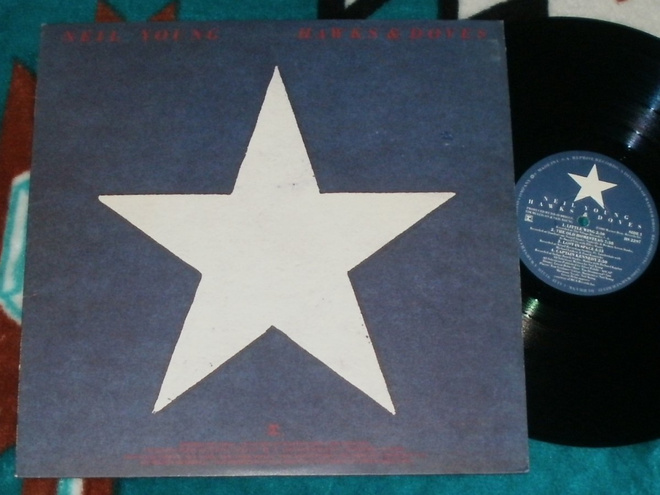 NEIL YOUNG ~ Hawks & Doves ~ LP