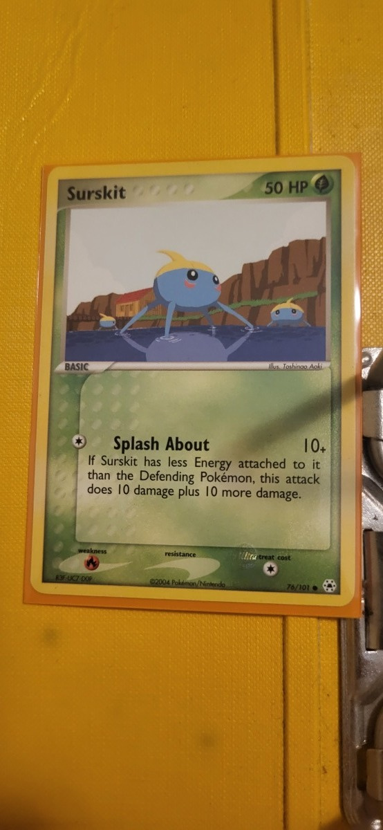 Surskit #76 Pokemon Hidden Legends card