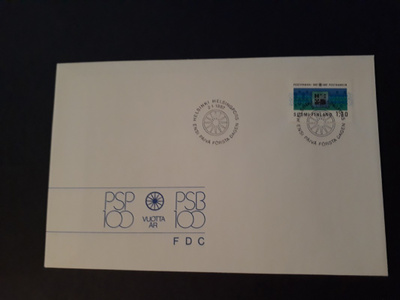 1987  Postipankki 100 v. FDC