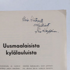 Eino Kauppinen : Uusmaalaisista kylälauluista ; Nuutti ja... - pikkukuva 3