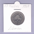 Libanon 50 Piastres v.1969 KM#28.1 - pikkukuva 1
