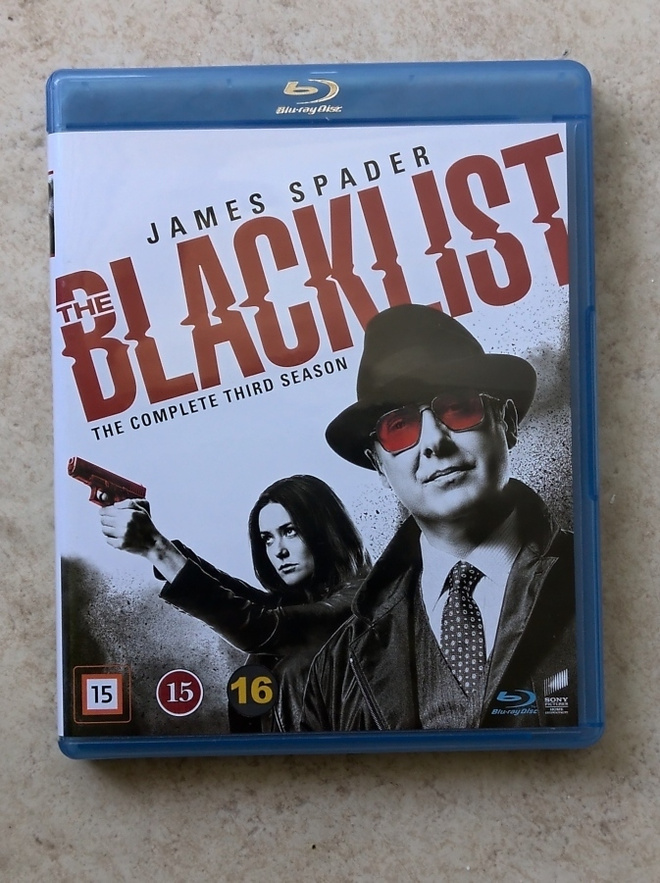 The Blacklist, kausi 3, 6 x blu-ray. James Spader