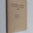 Arvosteleva luettelo suomenkielistä kirjallisuutta 1920 - pikkukuva 1
