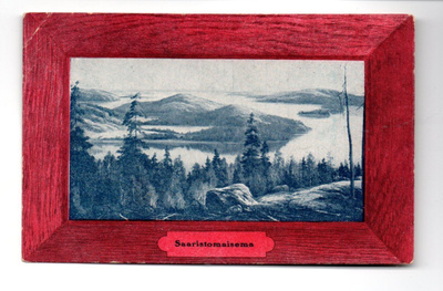Taulukortti:  Saaristomaisemaa
