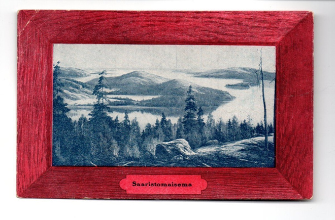 Taulukortti:  Saaristomaisemaa