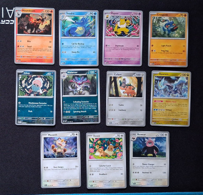 Pokemon kortit 11kpl (#77 Shrouded Fable)