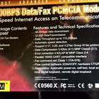Data/Fax PCMCIA Modem - pikkukuva 2