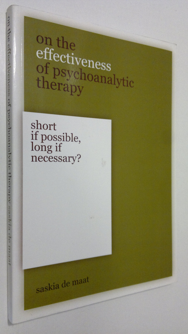 Saskia de Maat : On the effectiveness of psychoanalytic t...