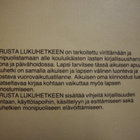 Inkeri Lampi: LORUSTA LUKUHETKEEN (1.p.1981) Sis.postikulut - pikkukuva 2