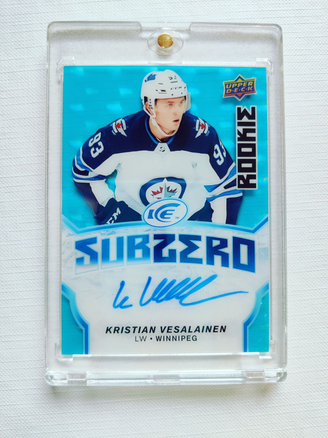 Kristian Vesalainen - 18-19 UD Ice SubZero Rookie Auto