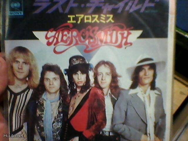 AEROSMITH LAST CHILD - JAPANI 7" SINGLE EX+/EX+