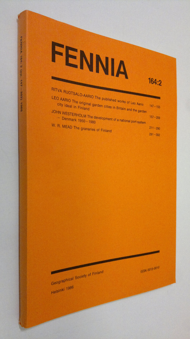 Kalevi (toim.) Rikkinen : Fennia 164 : 2 : dedicated to p...