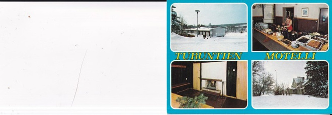 Espoo, Turuntien motelli , sommitelmakortti   b643