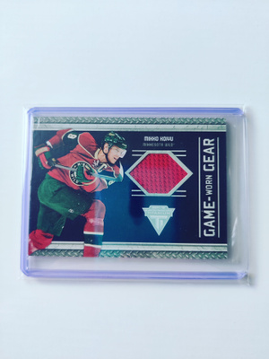 Mikko Koivu 11-12 Titanium Game-Worn Gear