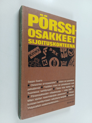 Seppo Saario : Pörssiosakkeet sijoituskohteena