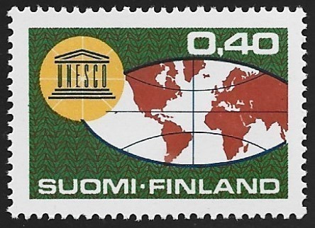 1966 Unesco KUVAKEVIRHE "Chilen lahti" ** LaPe 614