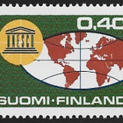 1966 Unesco KUVAKEVIRHE "Chilen lahti" ** LaPe 614 - pikkukuva 1
