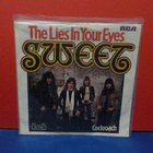 THE SWEET - THE LIES IN YOUR EYES EX-/EX- GER -76 7" - pikkukuva 2