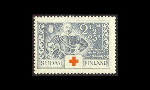 186 ** Punainen risti 2 1/2mk+25p (1934)